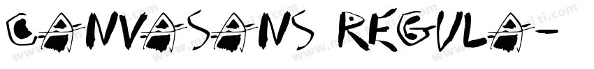 canvasans regula字体转换